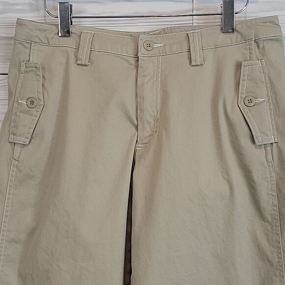 Lands End casual khaki pants Women's Size 8P - Picture 2 of 11